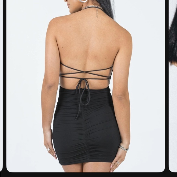 Princess Polly undiscovered mini dress black - Picture 3 of 3